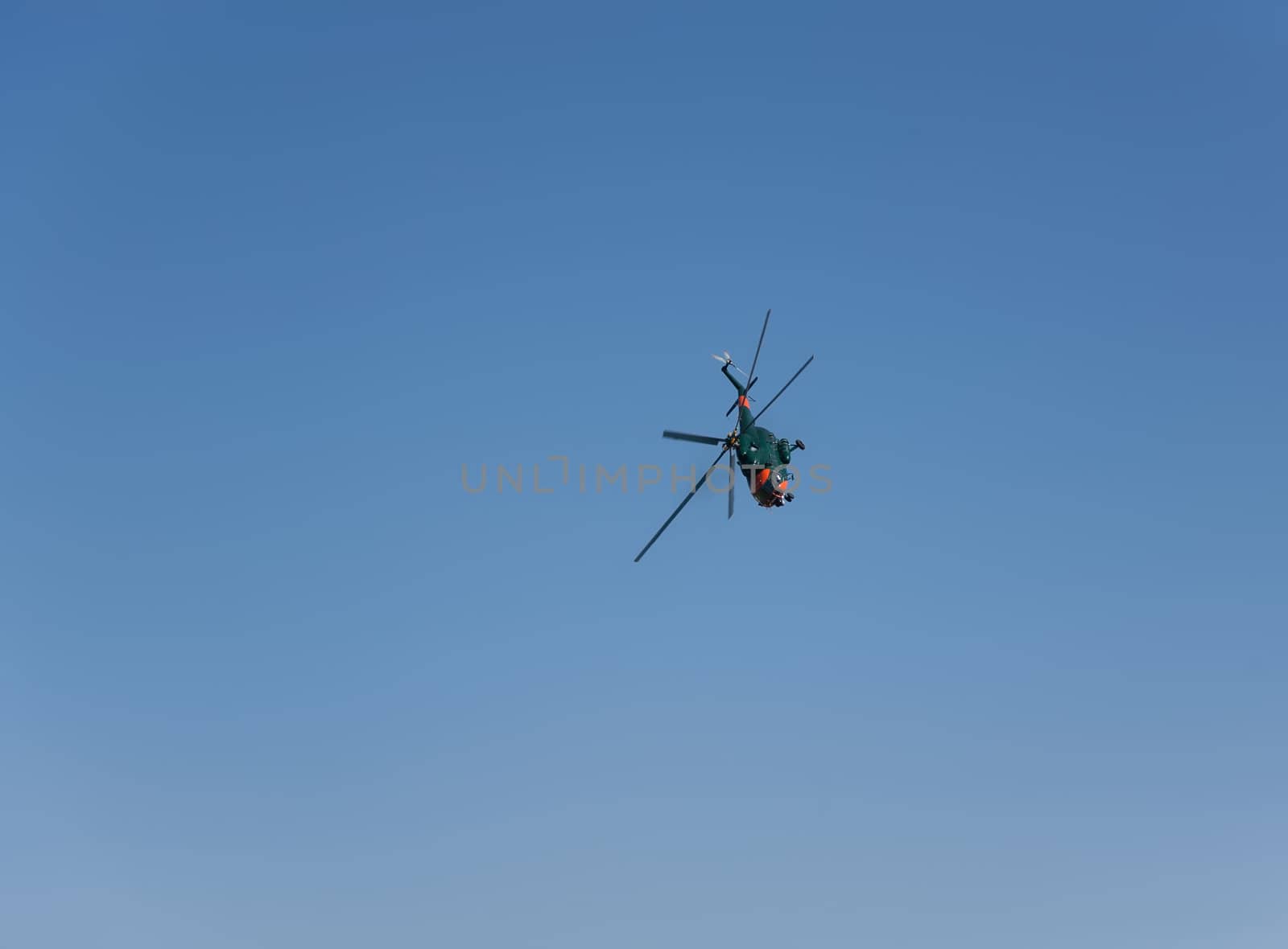 helicopter in the sky air show