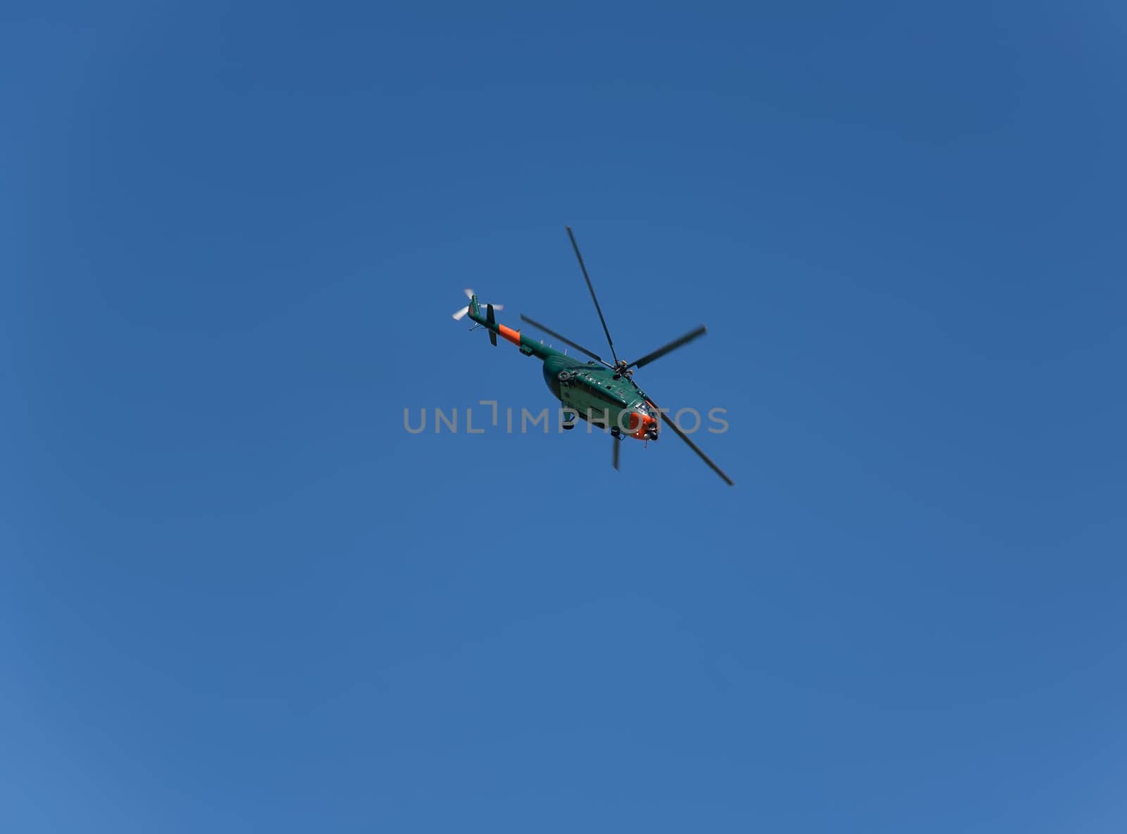 helicopter in the sky air show
