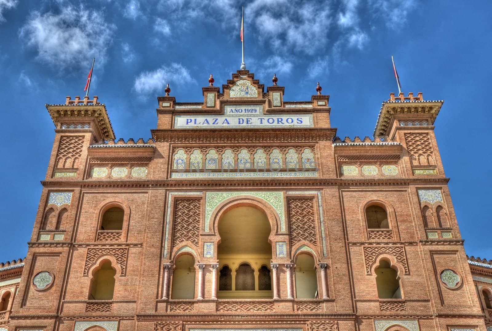 MADRID, SPAIN - SEPTEMBER 30, 2012: Plaza de Toros de Las Ventas by anderm