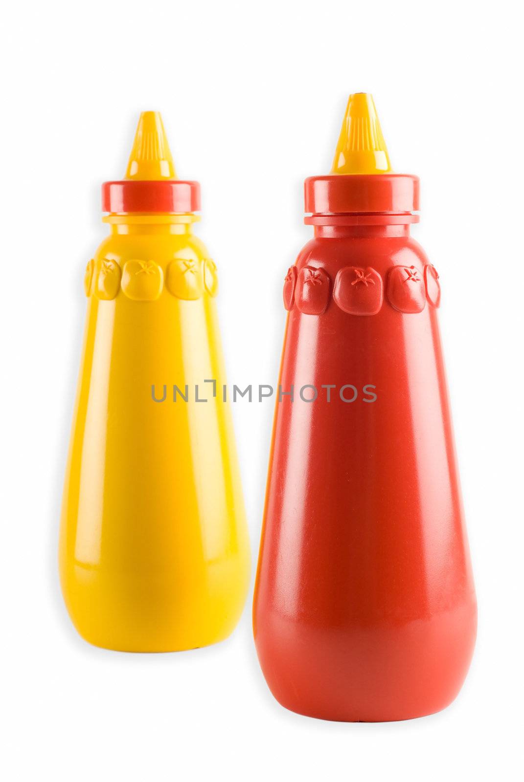 Tomato ketchup and mustard by alistaircotton