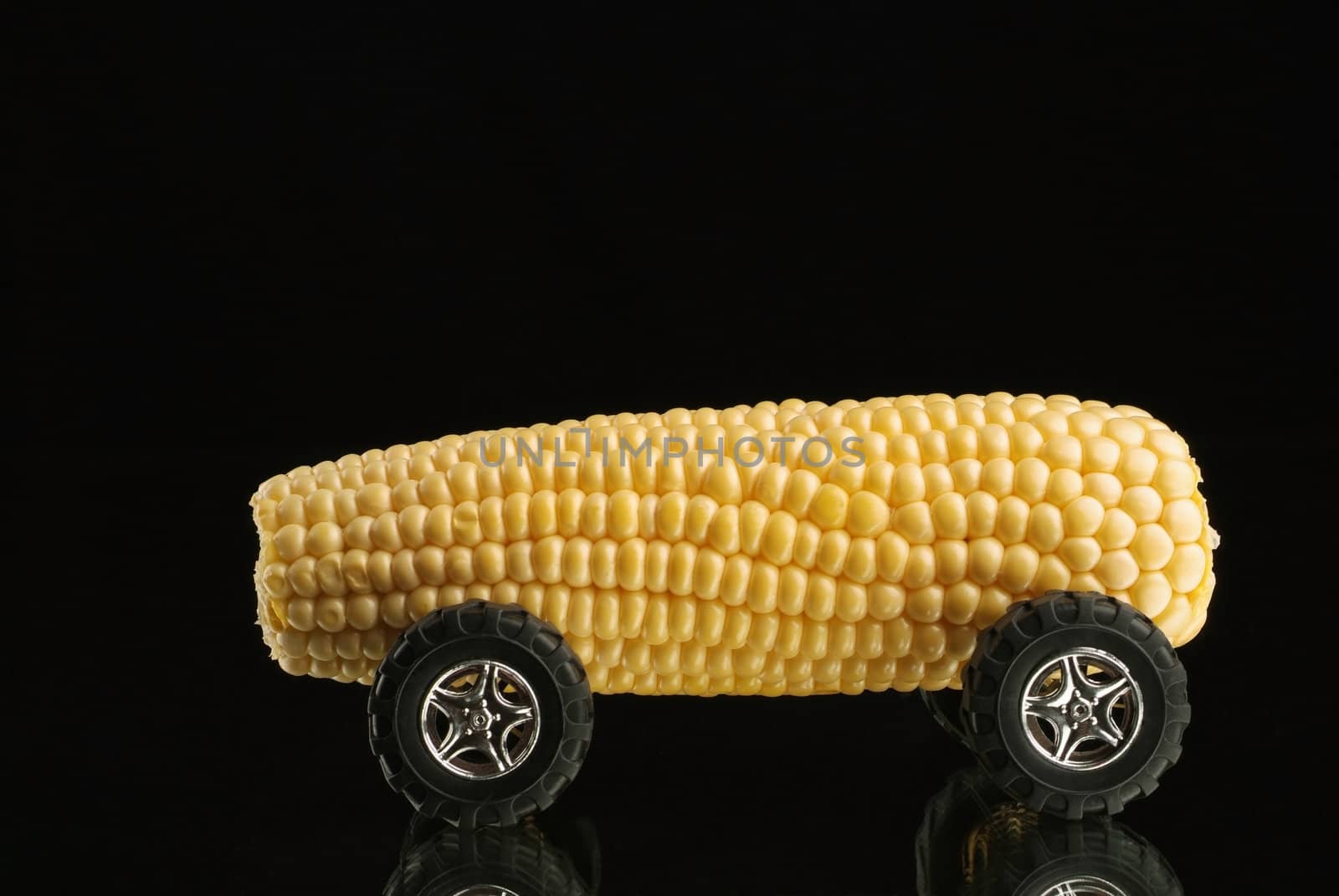 Sweet Corn Car on Mirror by alistaircotton