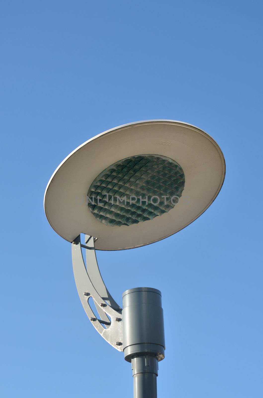 Detail of modern streetlamp