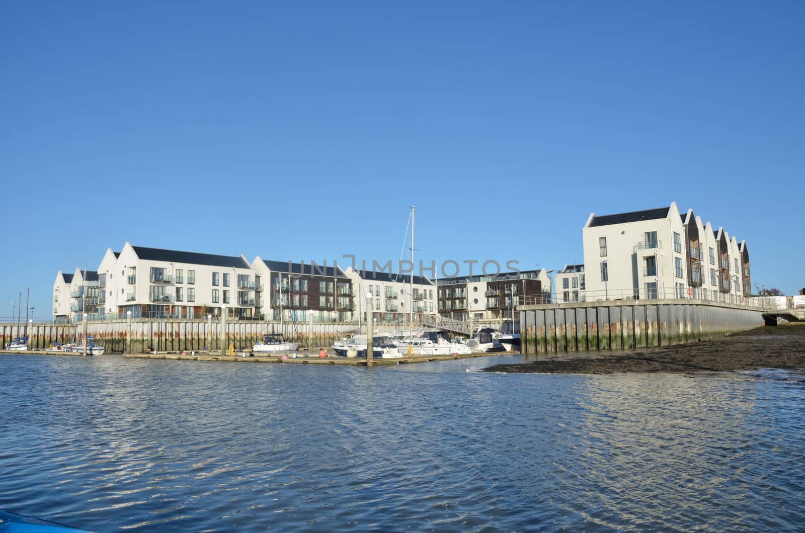 Entrance to small marina 