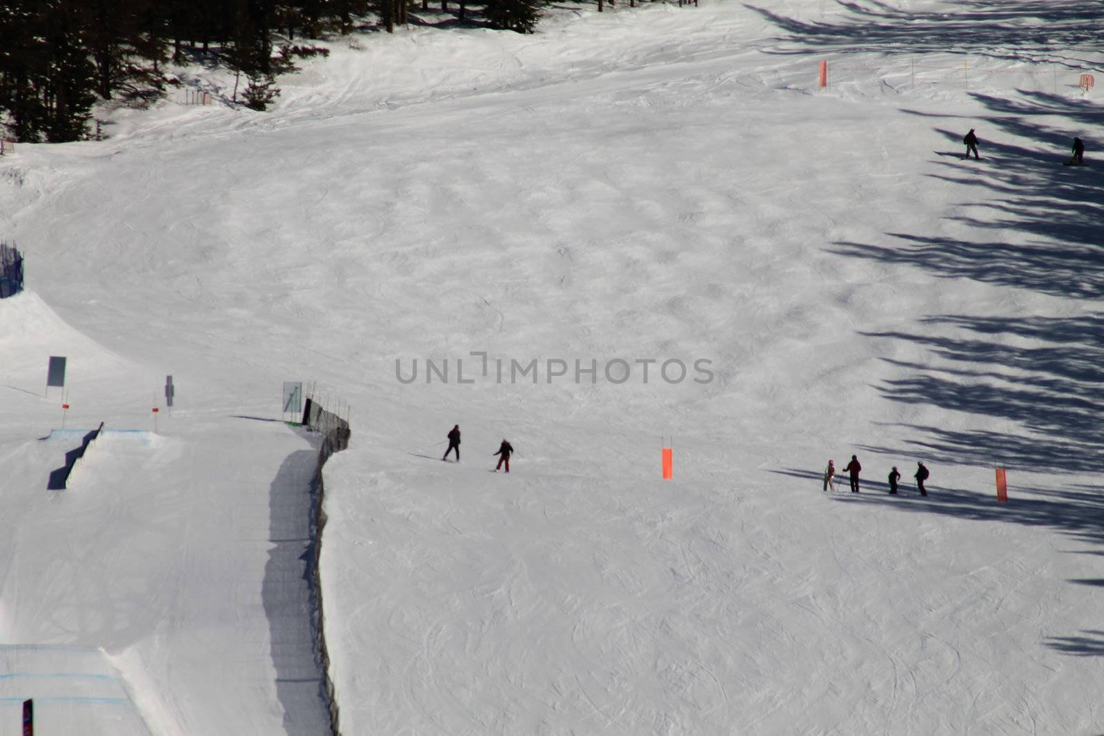 downhill skiing