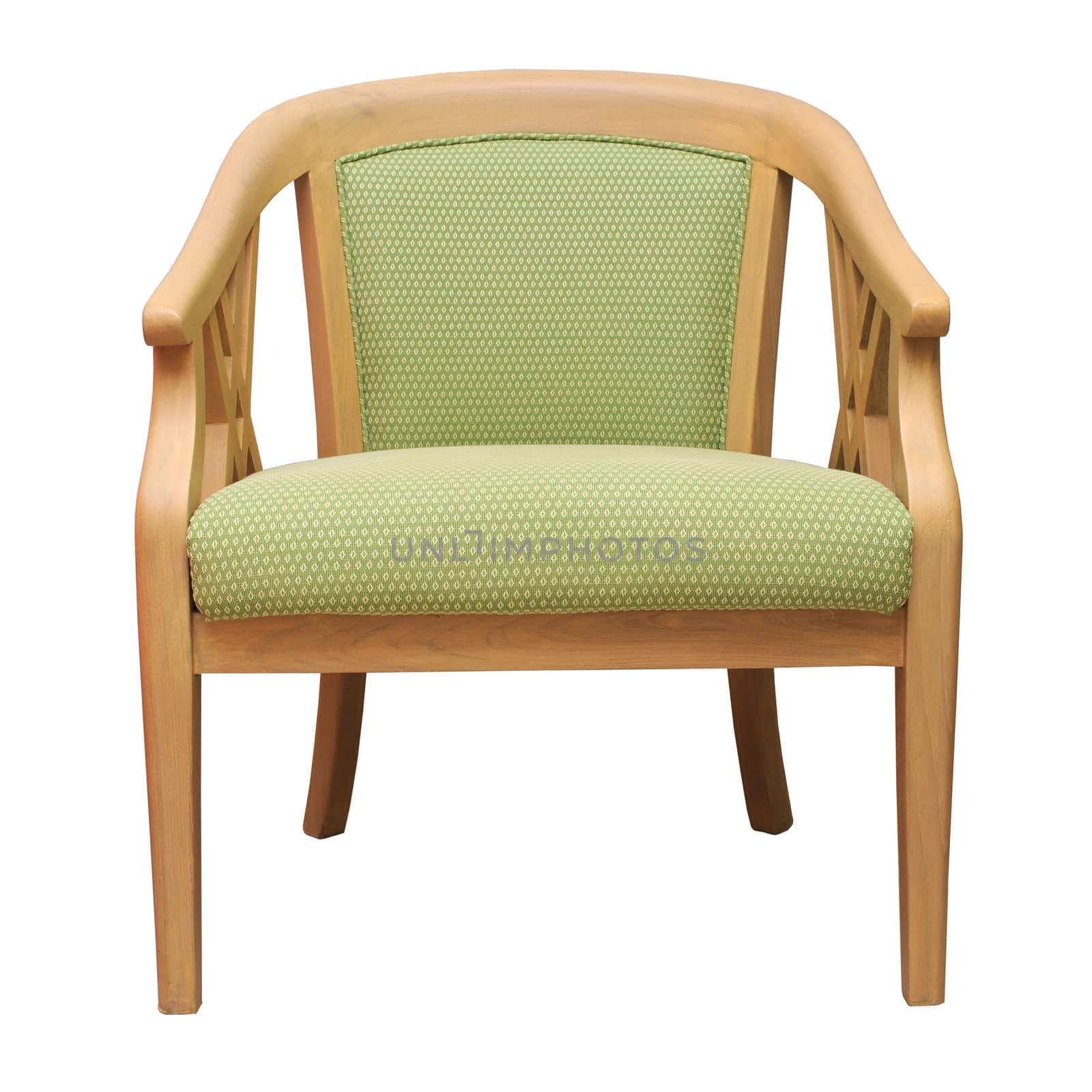 armchair with clipping path