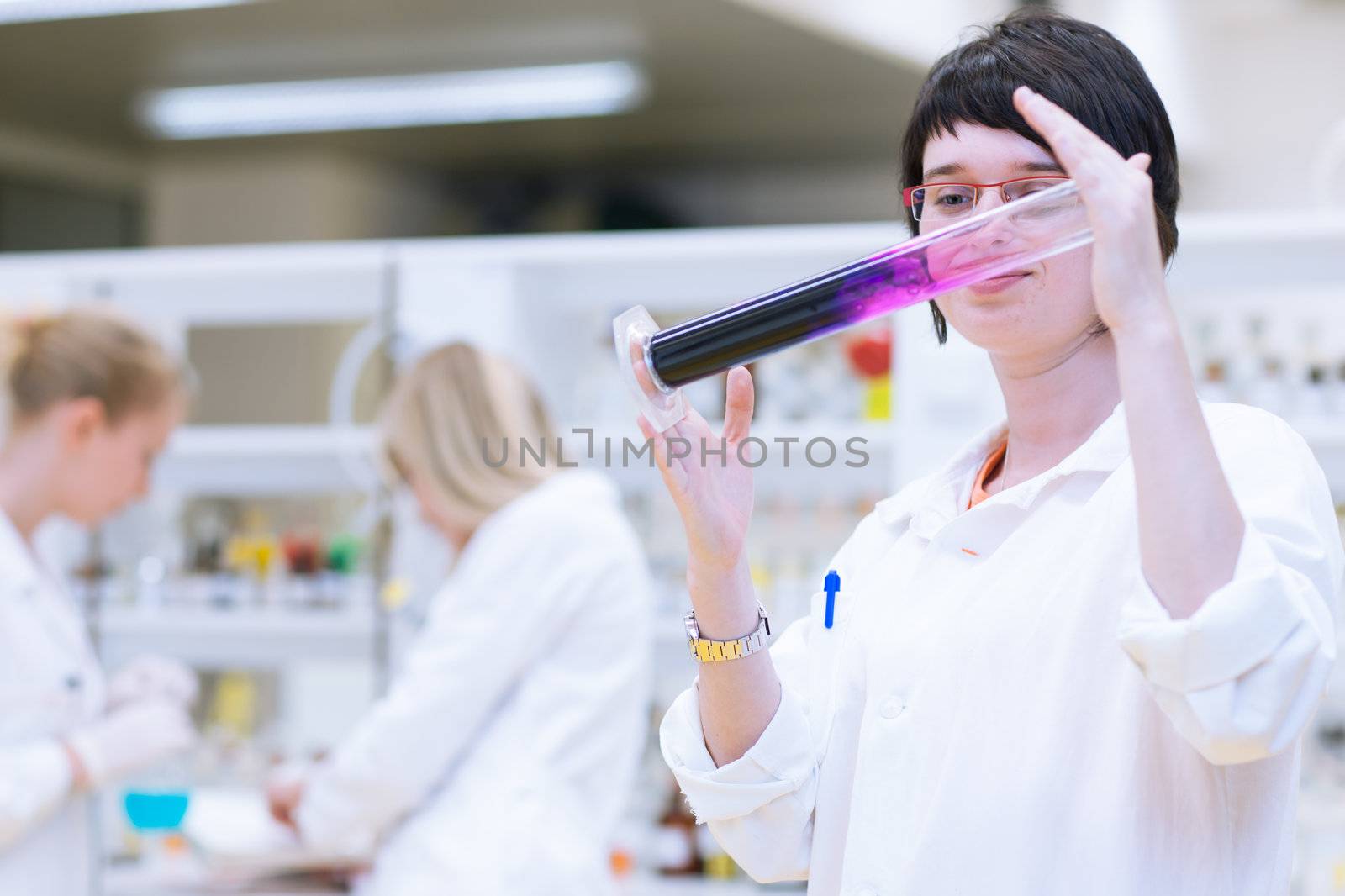portrait of a female researcher carrying out research by viktor_cap