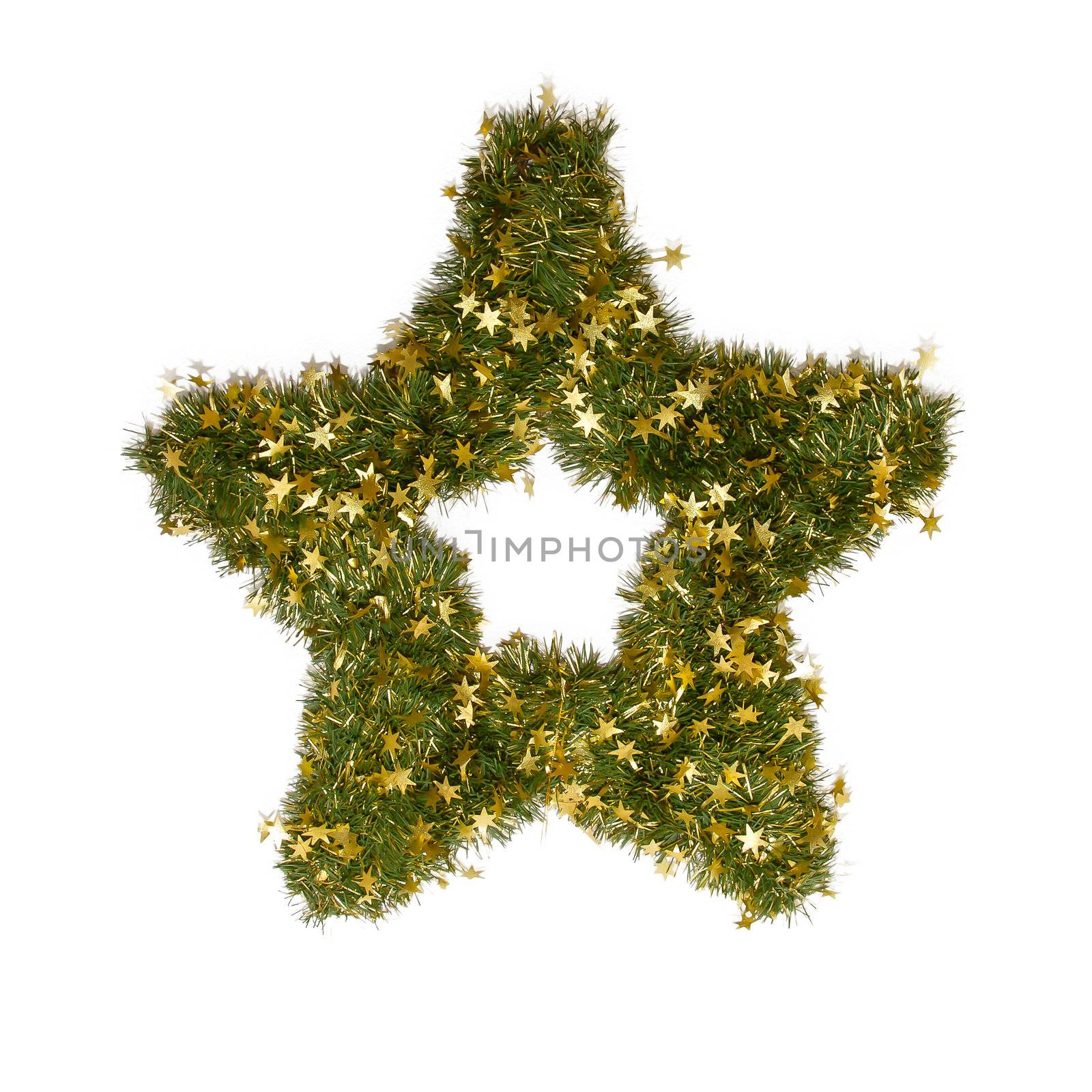 Christmas star ornament isolated  by michaklootwijk