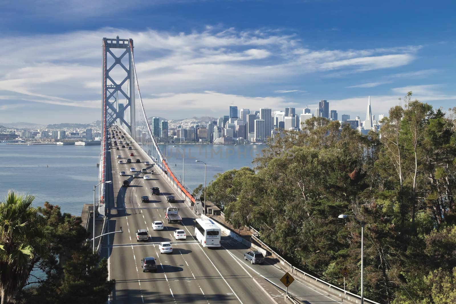 SAN FRANCISCO - NOVEMBER 2012: The Bay Bridge by hanusst