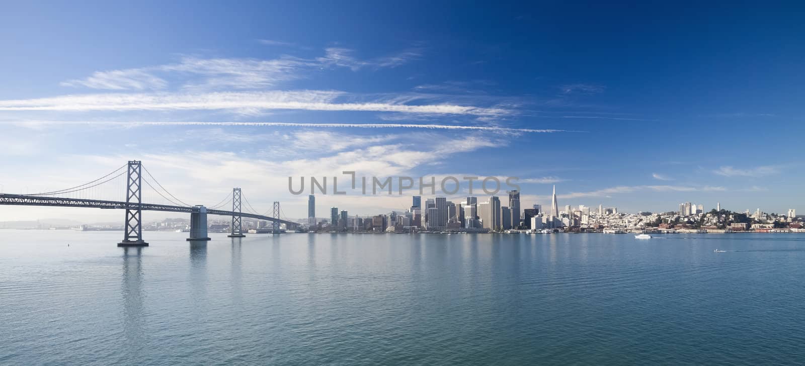 San Francisco Panorama with Bay bridge