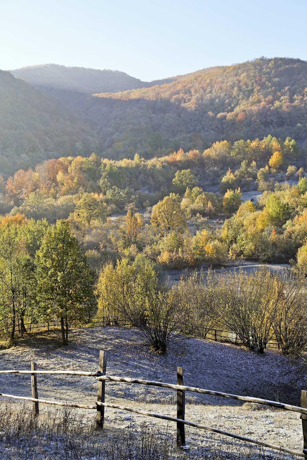 Autumn landscape by renegadewanderer