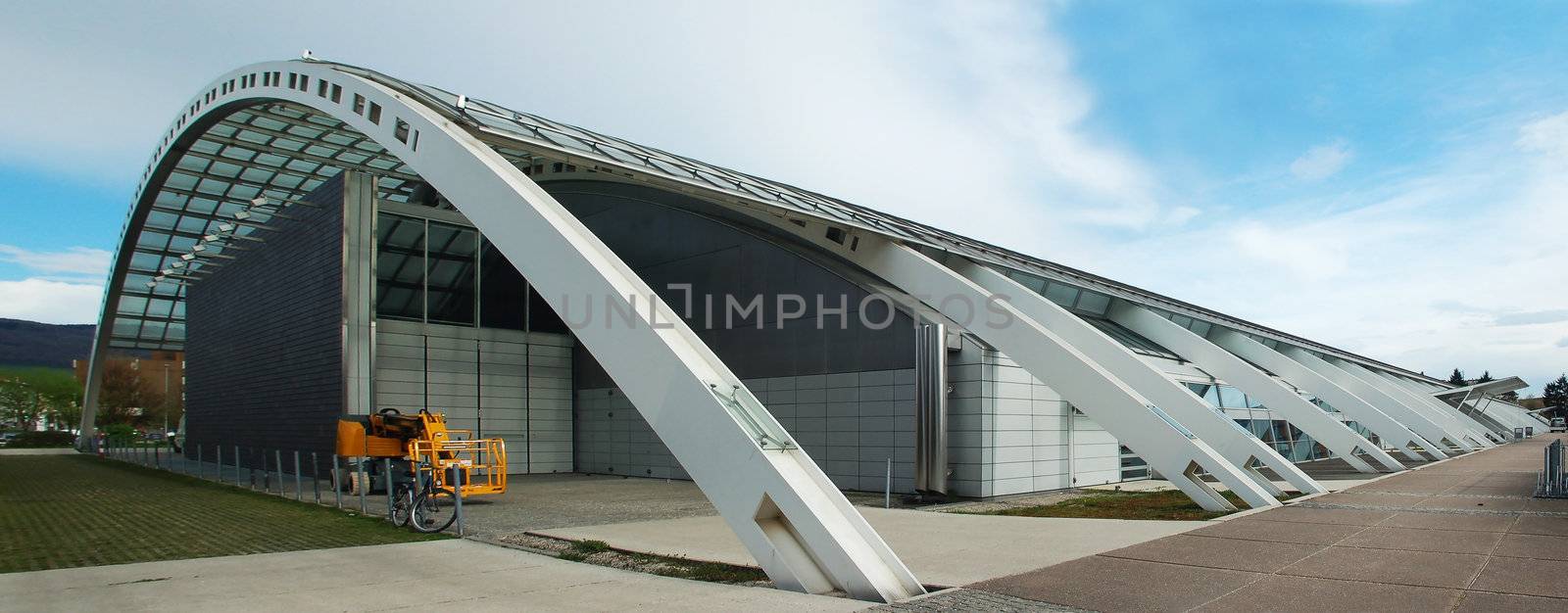 Modern Congress Hall in Linz, Upper Austria