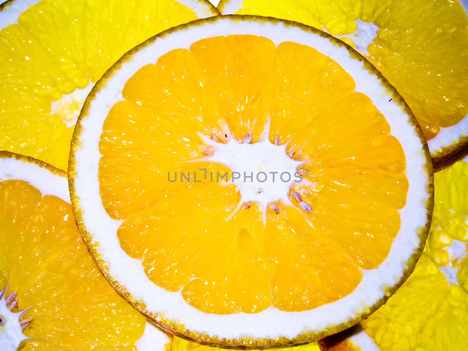 Slice orange3 by gjeerawut