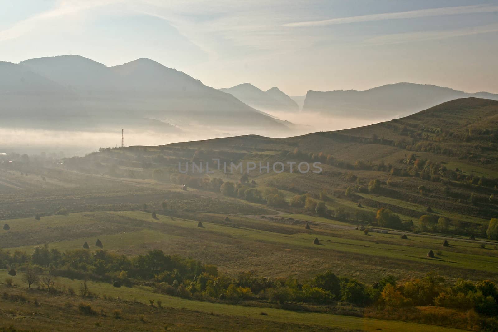 Misty valley at Turda Gorges by renegadewanderer