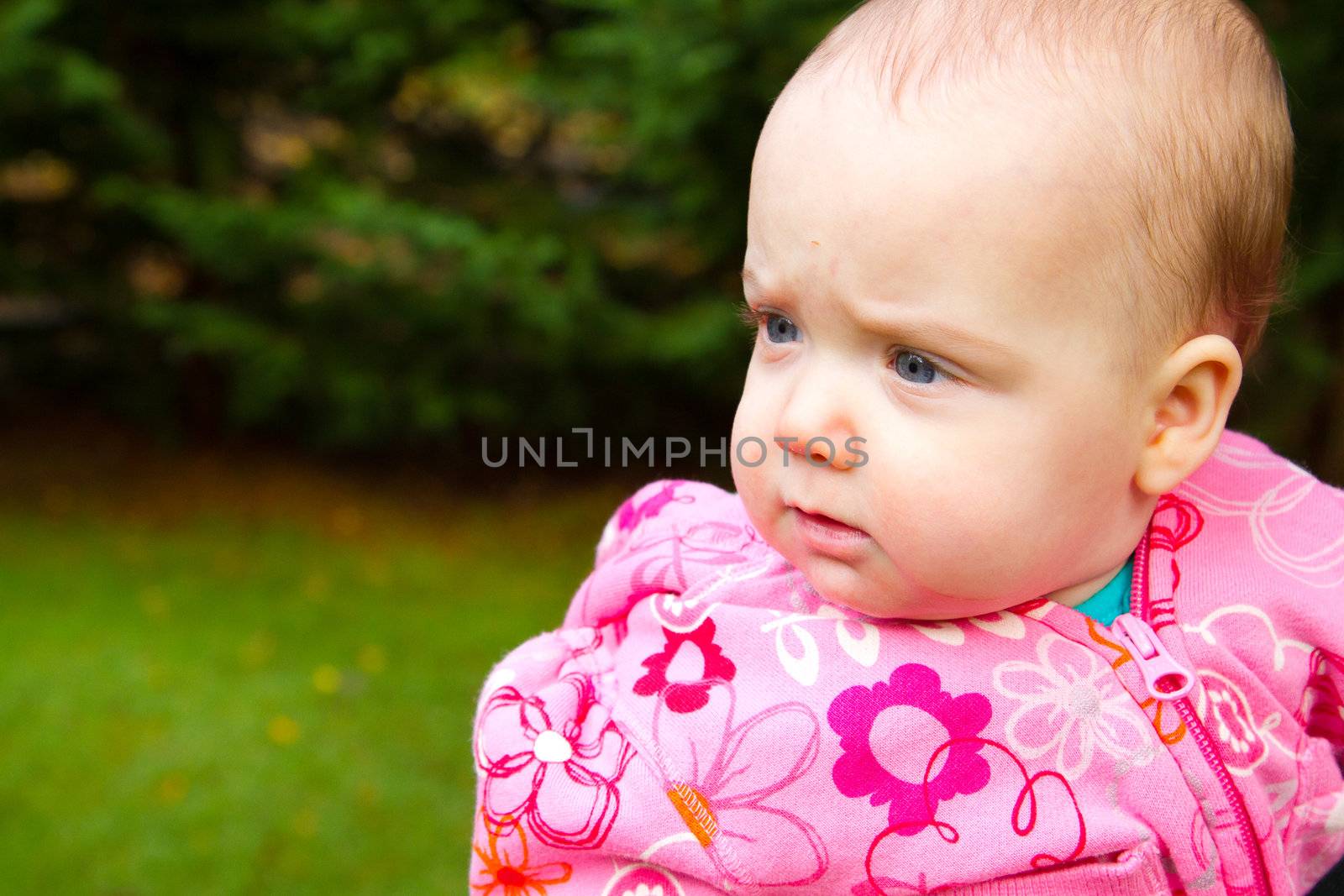 Infant Girl Portrait by joshuaraineyphotography