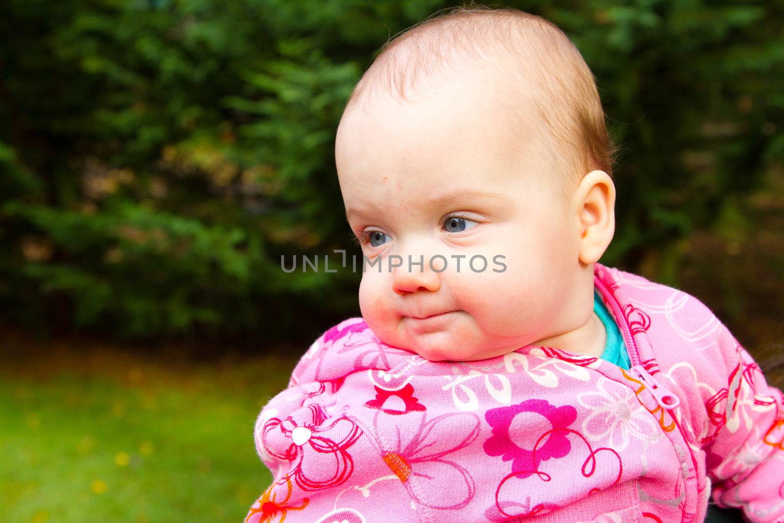 Infant Girl Portrait by joshuaraineyphotography