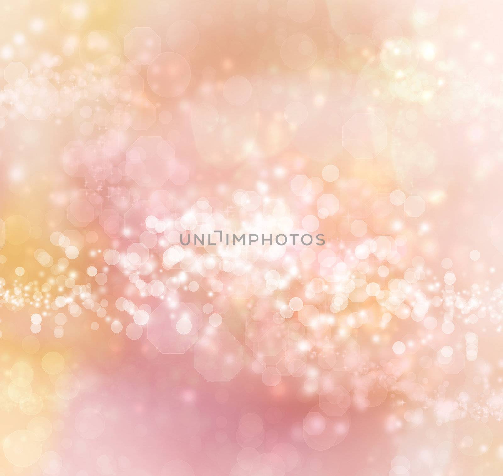 Light Colored Pink - Orange Abstract Lights Background 