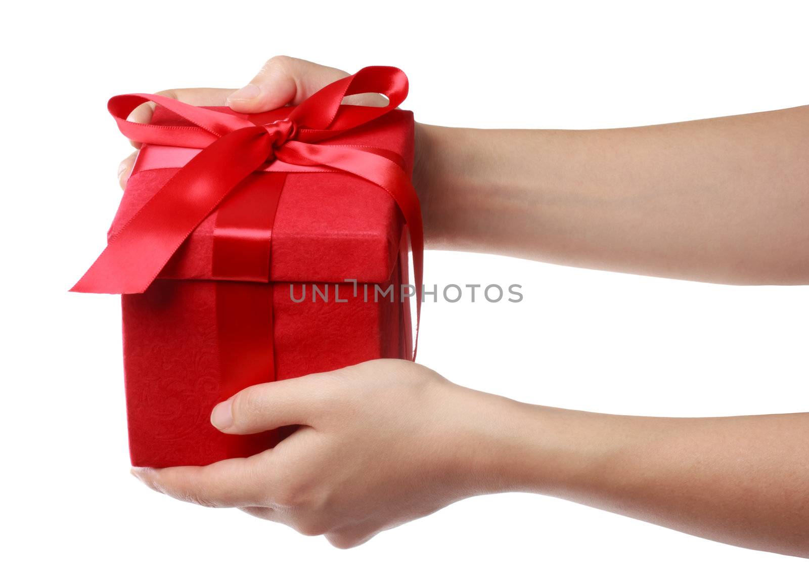 Red Holiday Gift Box by melpomene