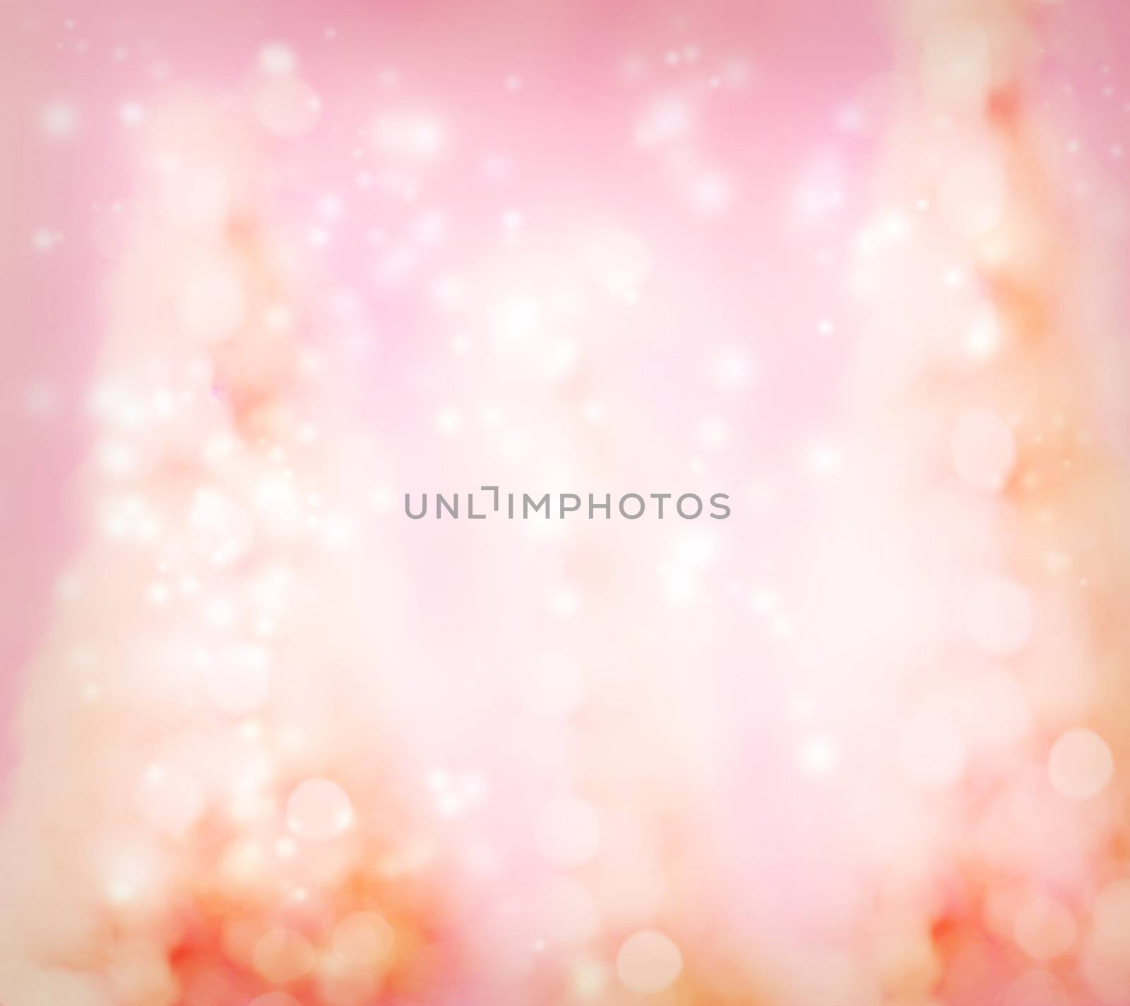 Glowing Pink Abstract Christmas Tree Background