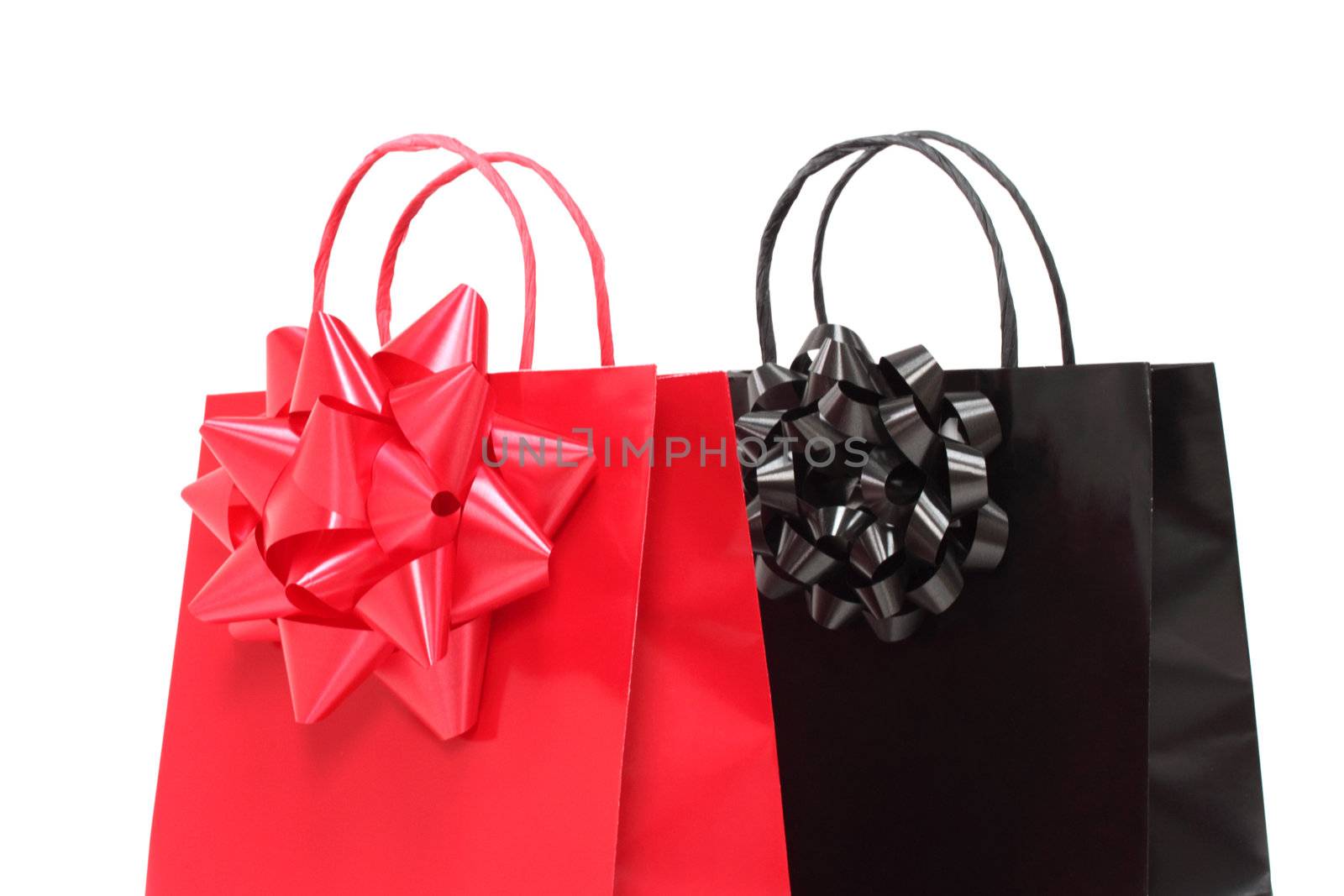 Black and Red Shopping Bags by melpomene