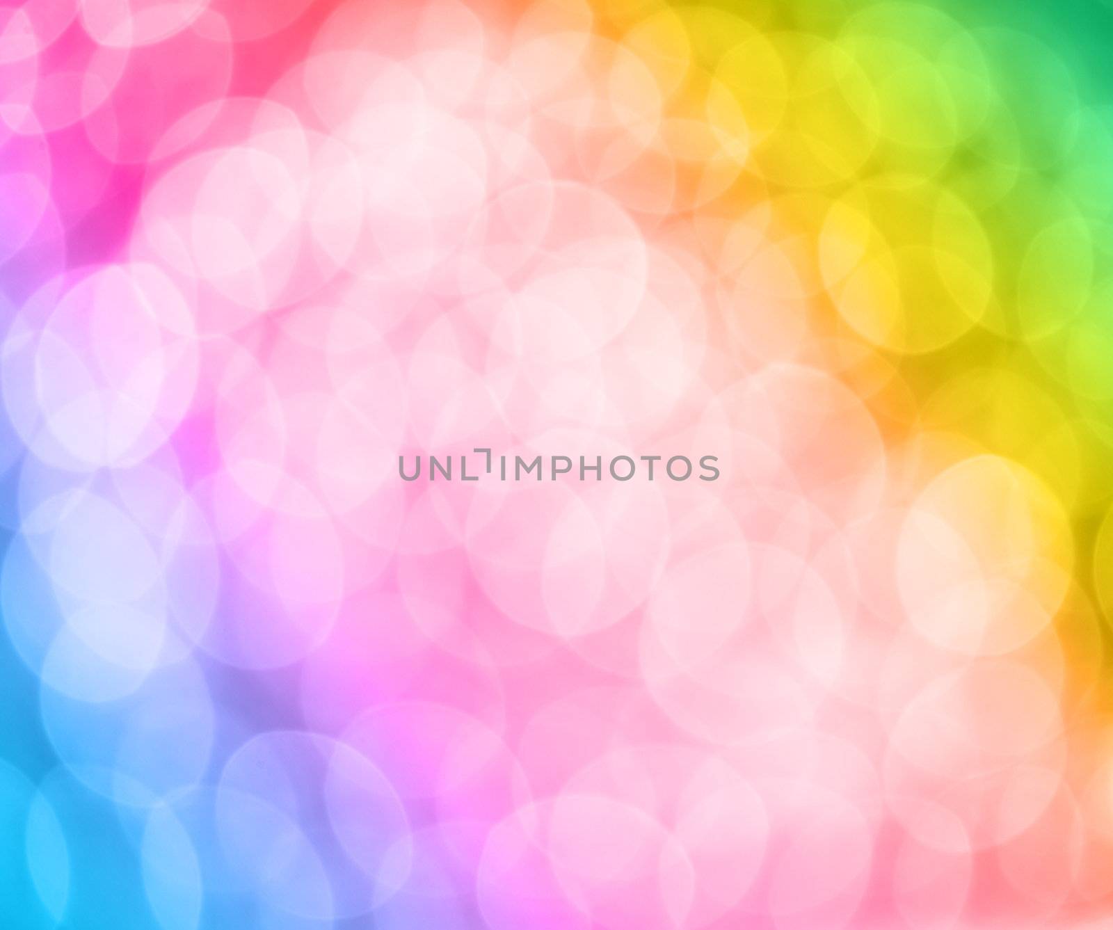 Abstract soft rainbow colored lights background