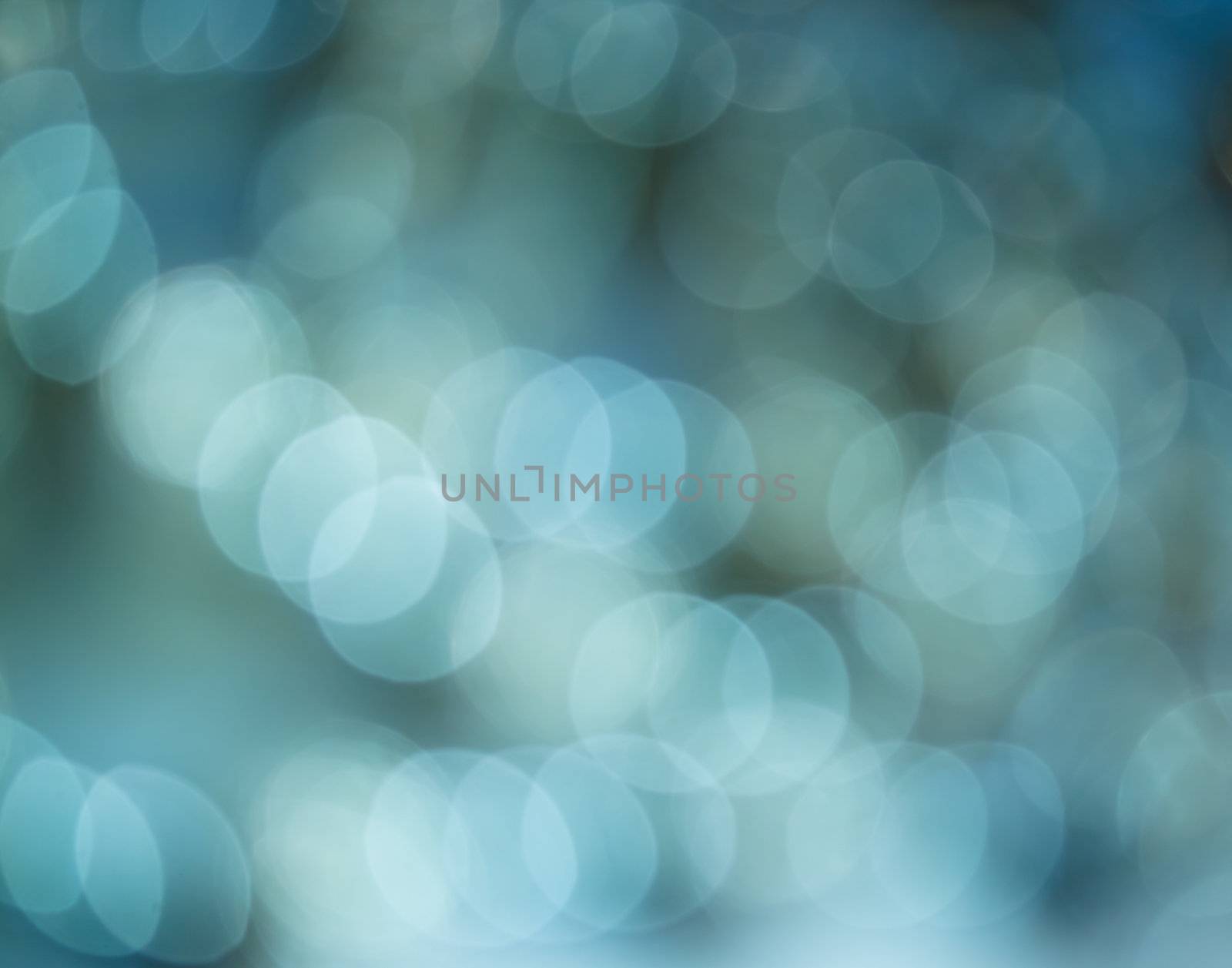 Defocused abstract blue light  background