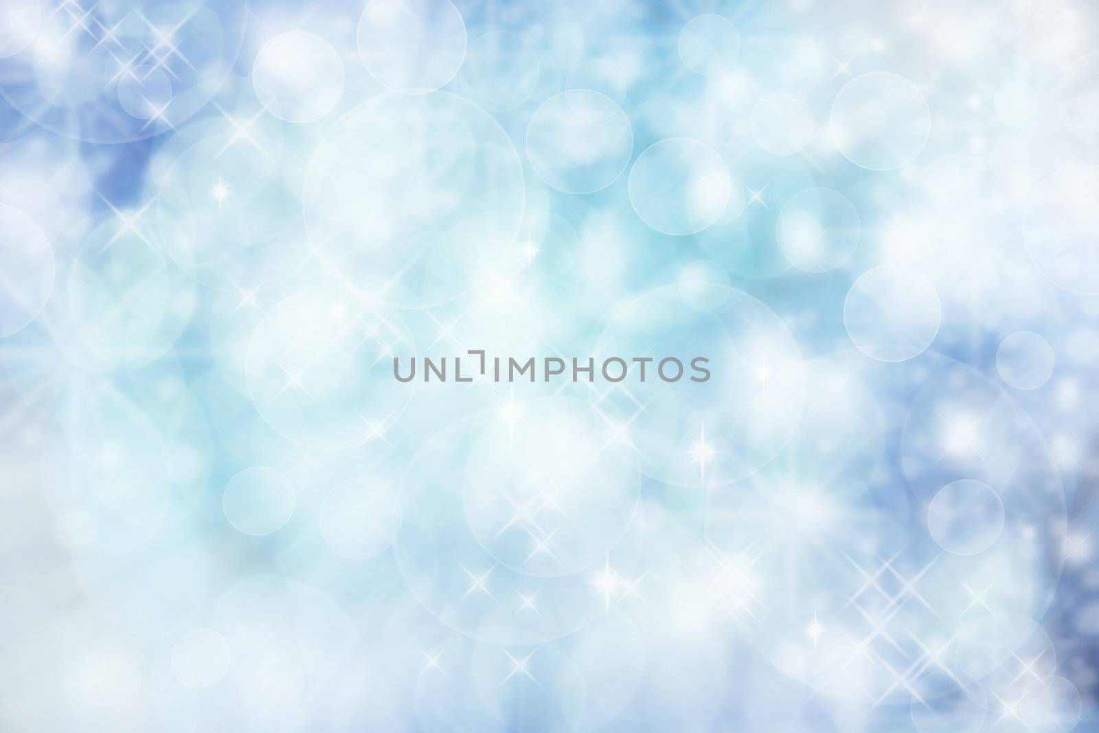 Blue colored image of abstract lights background