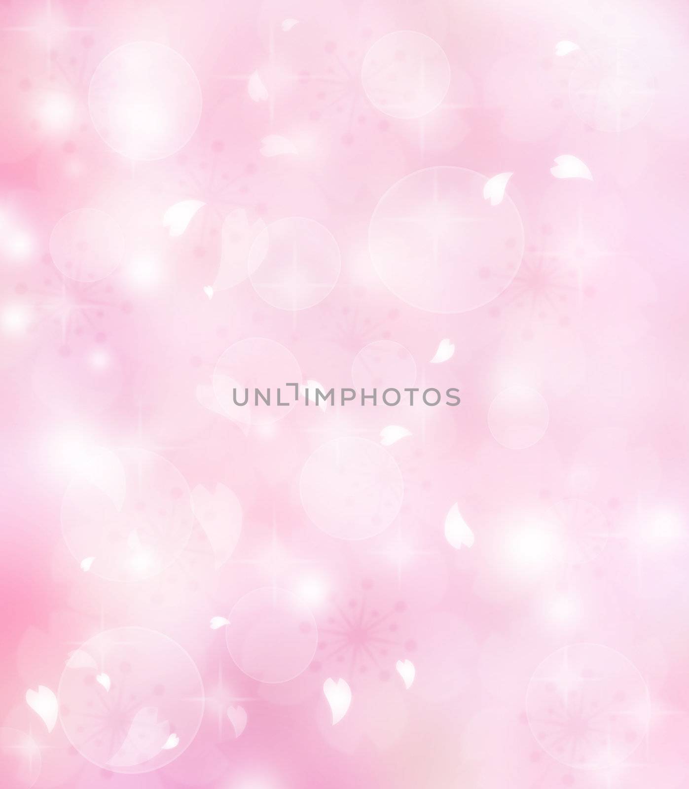 Pink flower petals background