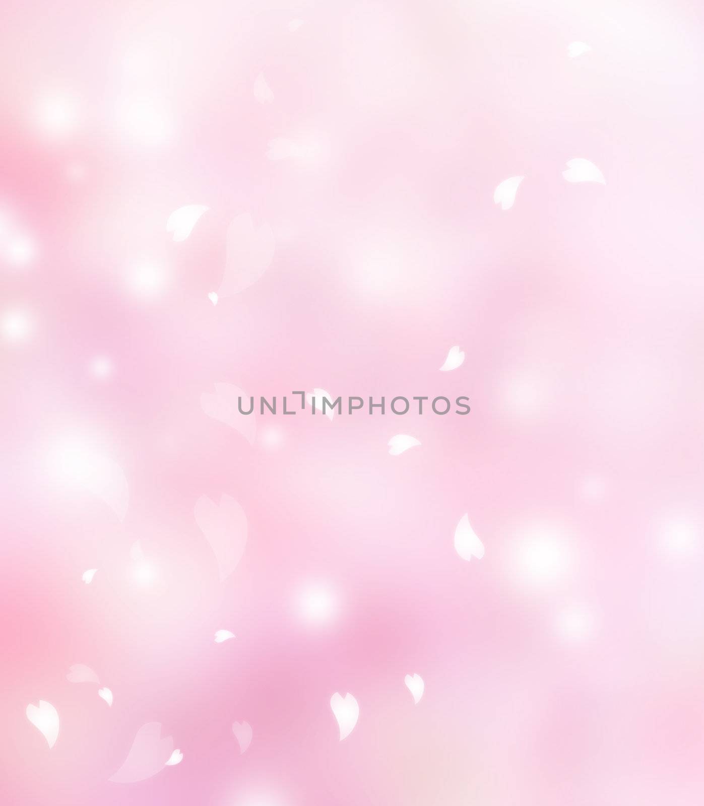 Pink flower petals background