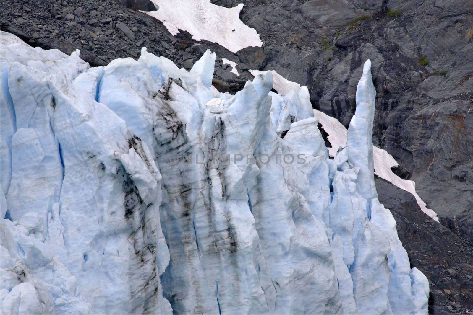 icy Blue Portage Glacier Crystalline Spike  by bill_perry