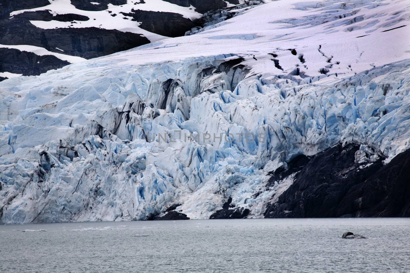 Blue Portage Glacer Lake Anchorage, Alaska
