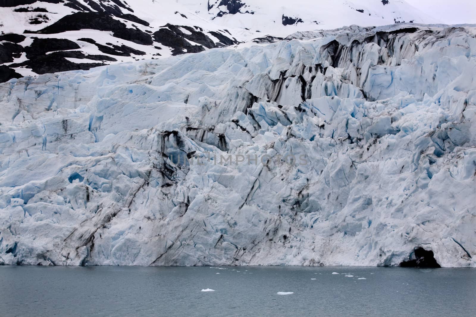Portage Glacier, Blue Ice Water Anchorage Alaska by bill_perry