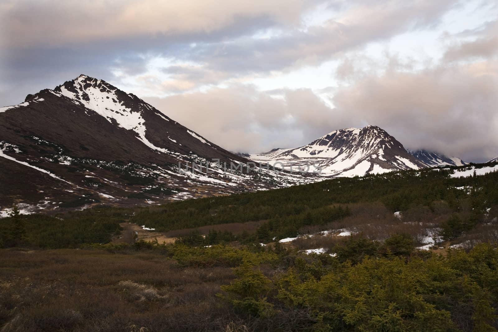 Flattop Mountain at Sunset Anchorage Alaska by bill_perry