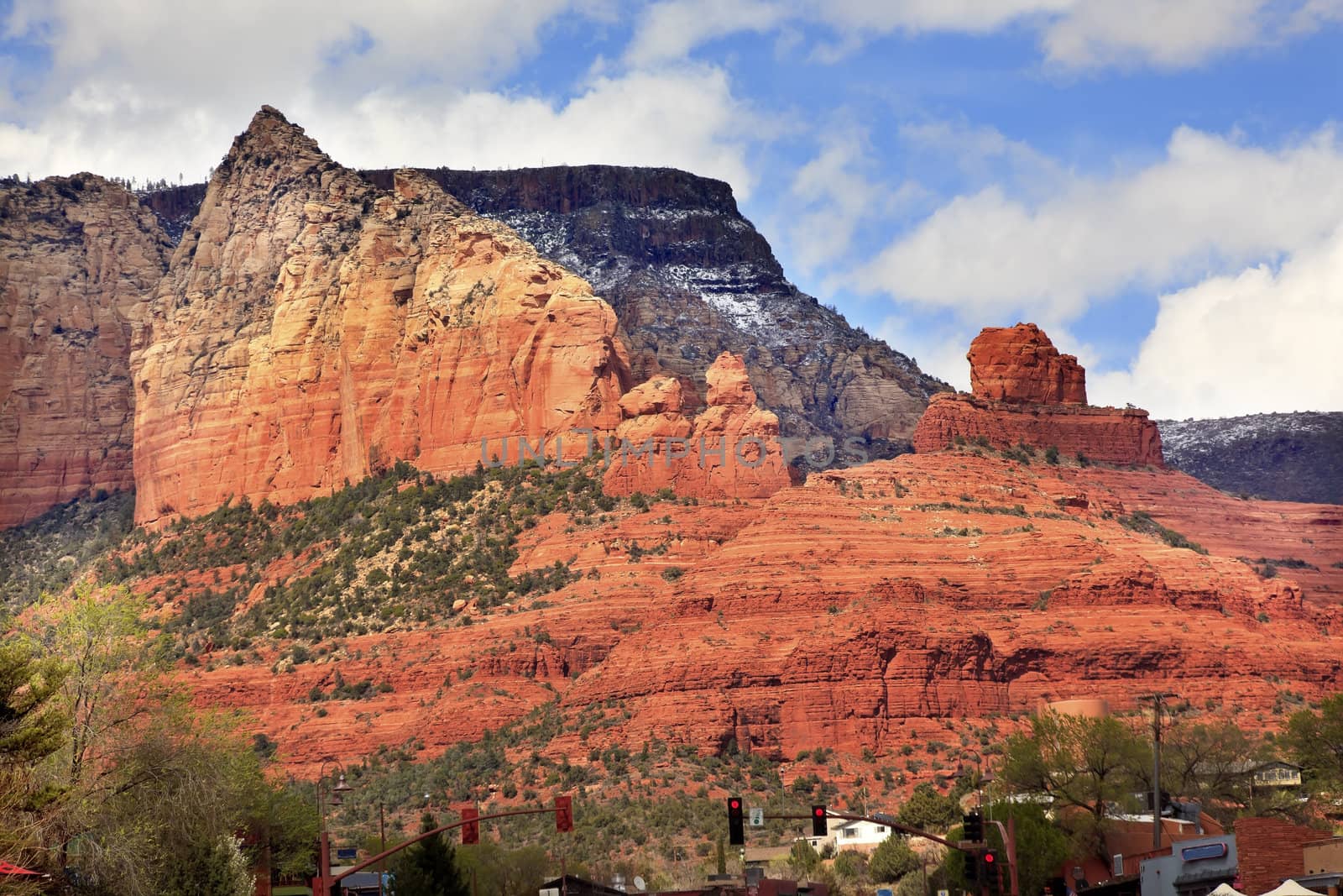 Ship Rock Butte Orange Red Canyon Sedona Arizona by bill_perry