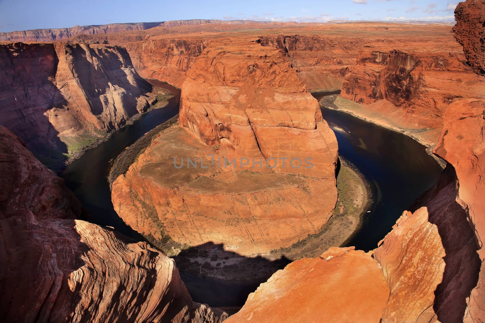 From the Rim Horseshoe Bend Glen Canyon Overlook Colorado River by bill_perry