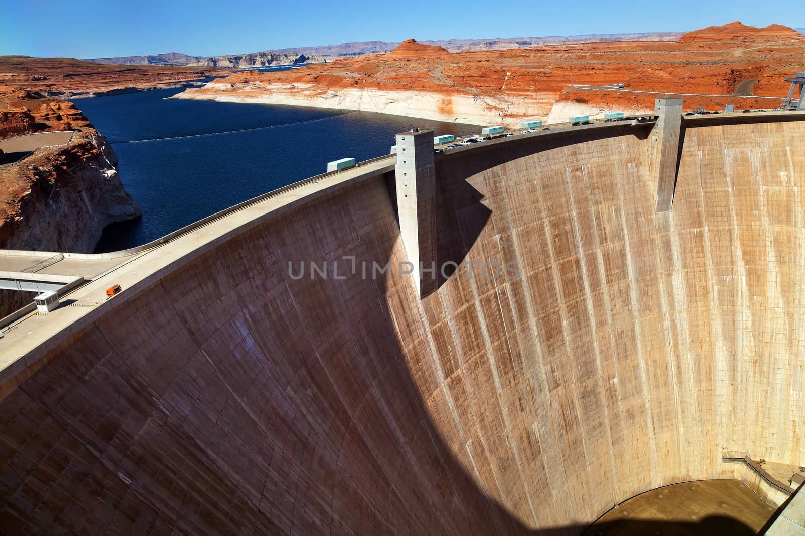 Glen Canyon Dam Lake Powell Arizona by bill_perry