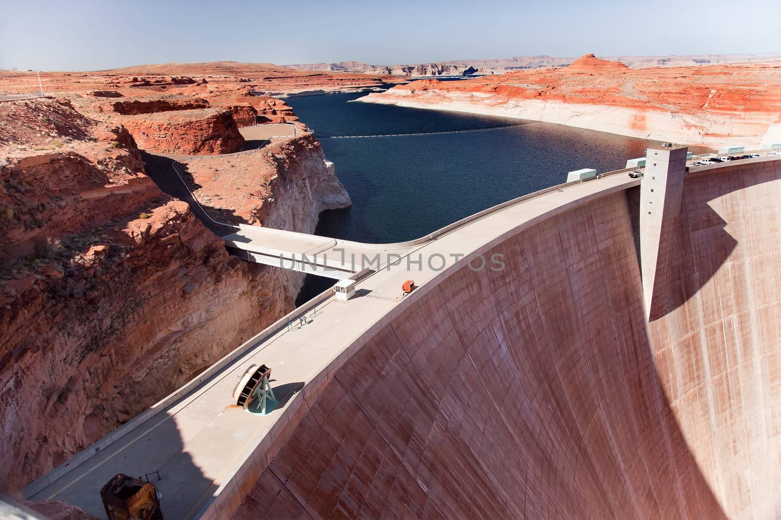 Glen Canyon Dam Lake Powell Arizona by bill_perry