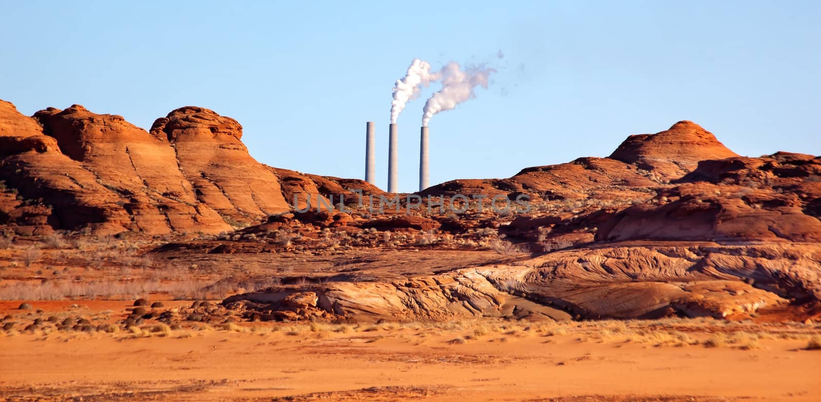 Navaho Generating Station Red Rocks Glen Canyon Recreation Area  by bill_perry