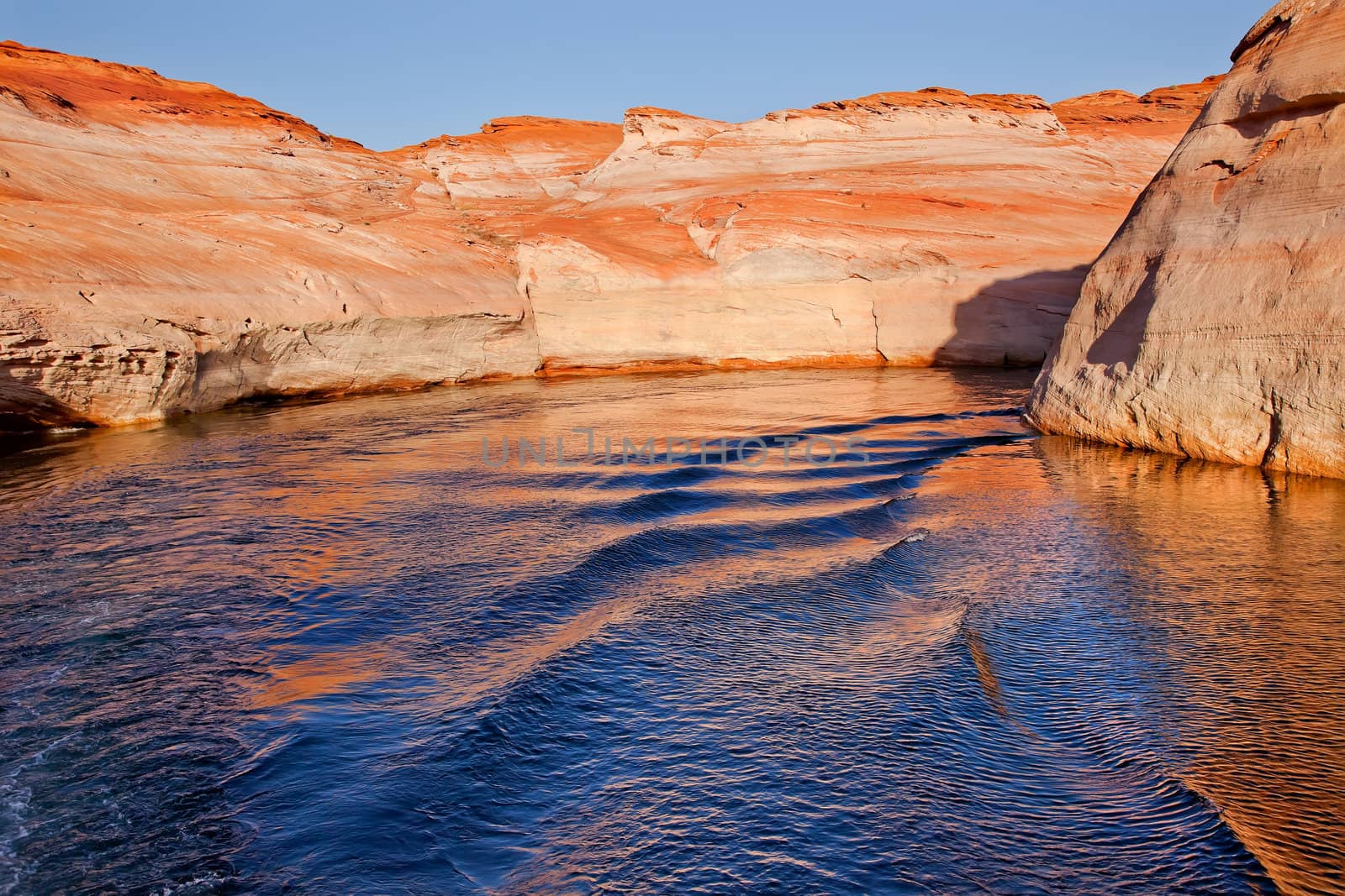 Antelope Canyon Reflection Lake Powell Arizona by bill_perry