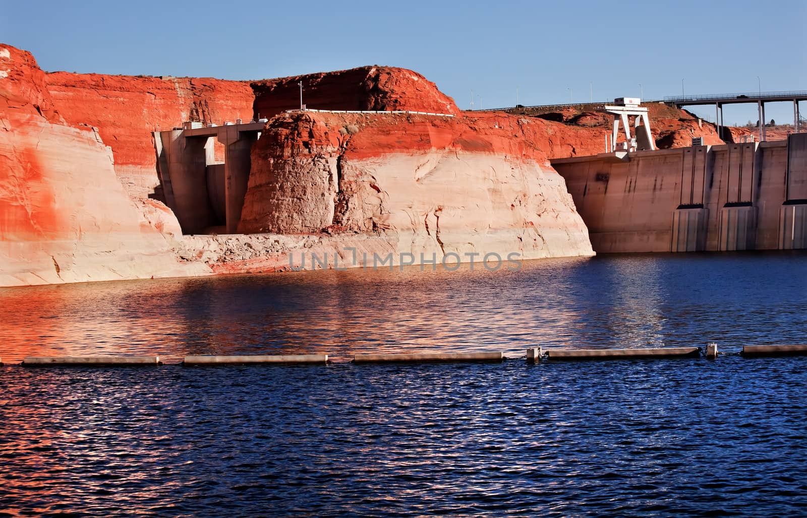 Glen Canyon Dam Lake Powell Canyon Walls Arizona by bill_perry