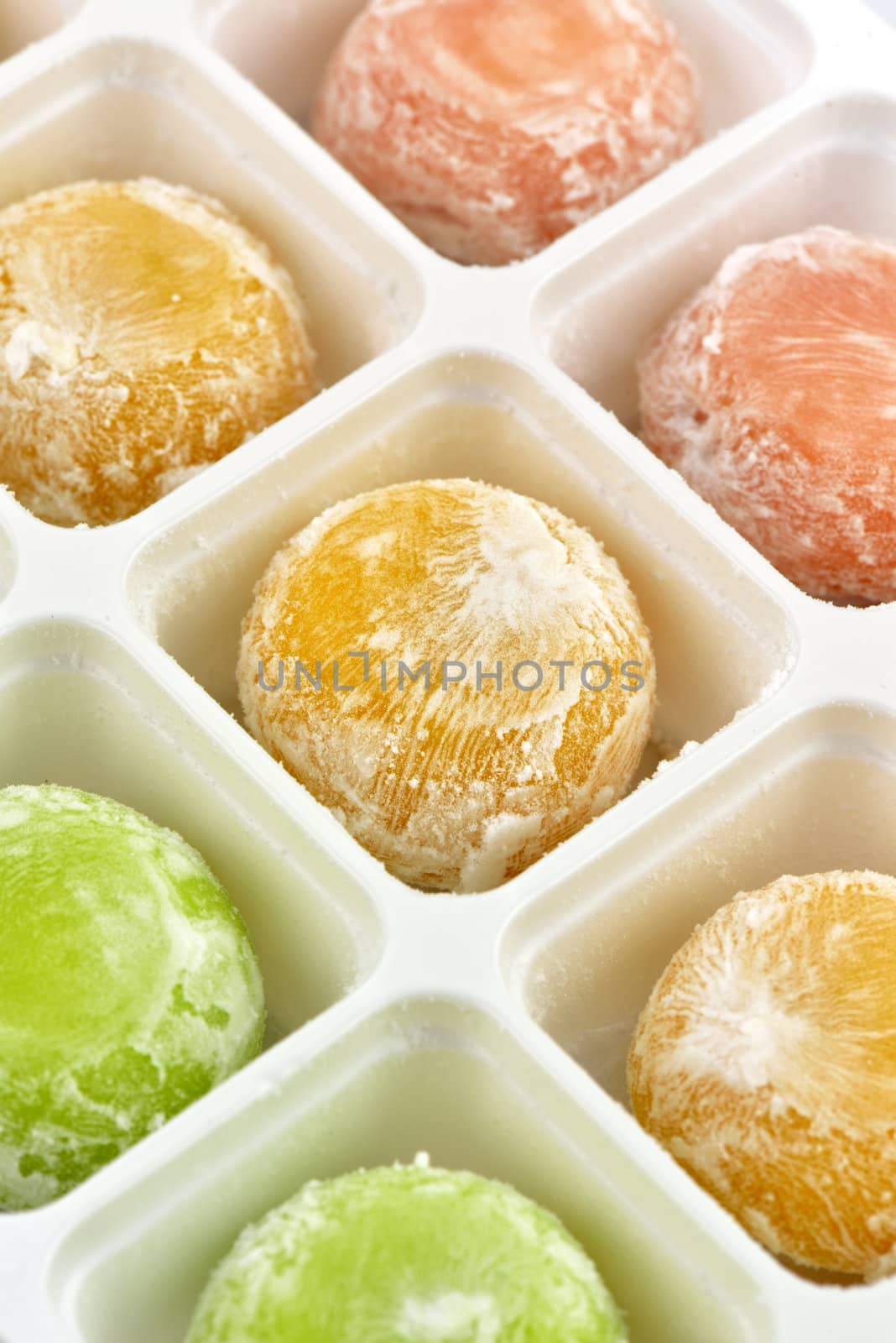 Japanese rice dessert called mochi