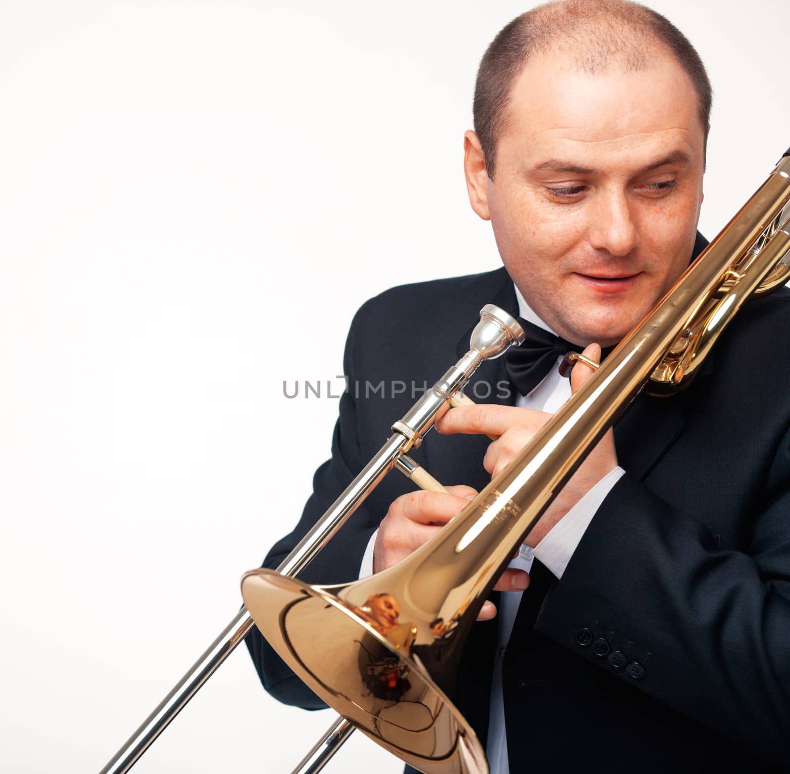 The Trombonist by romanshyshak