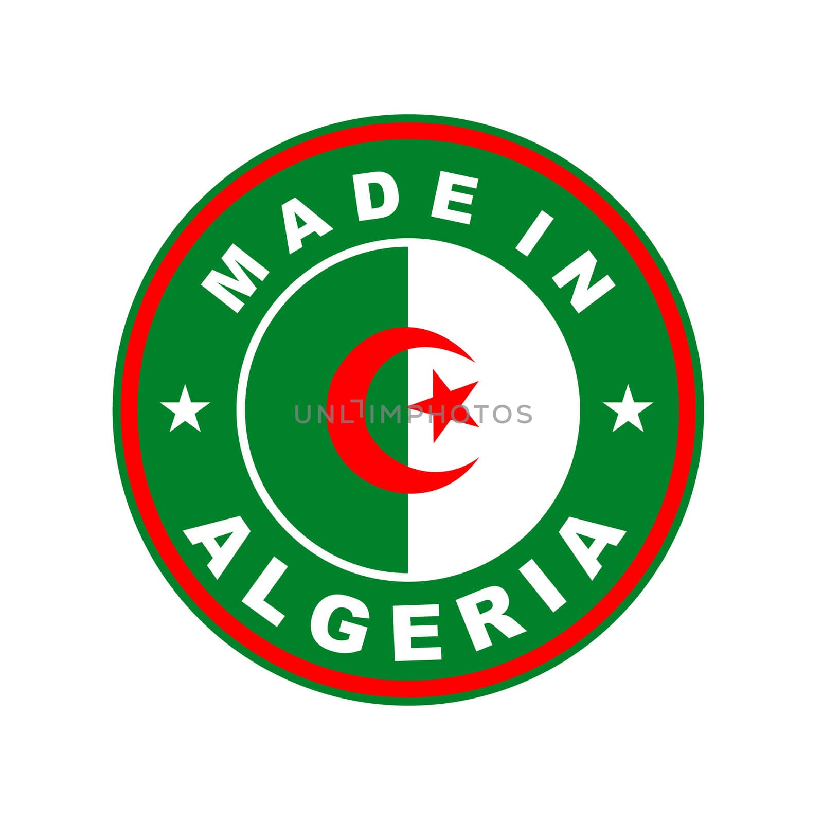 very big size made in algeria country label