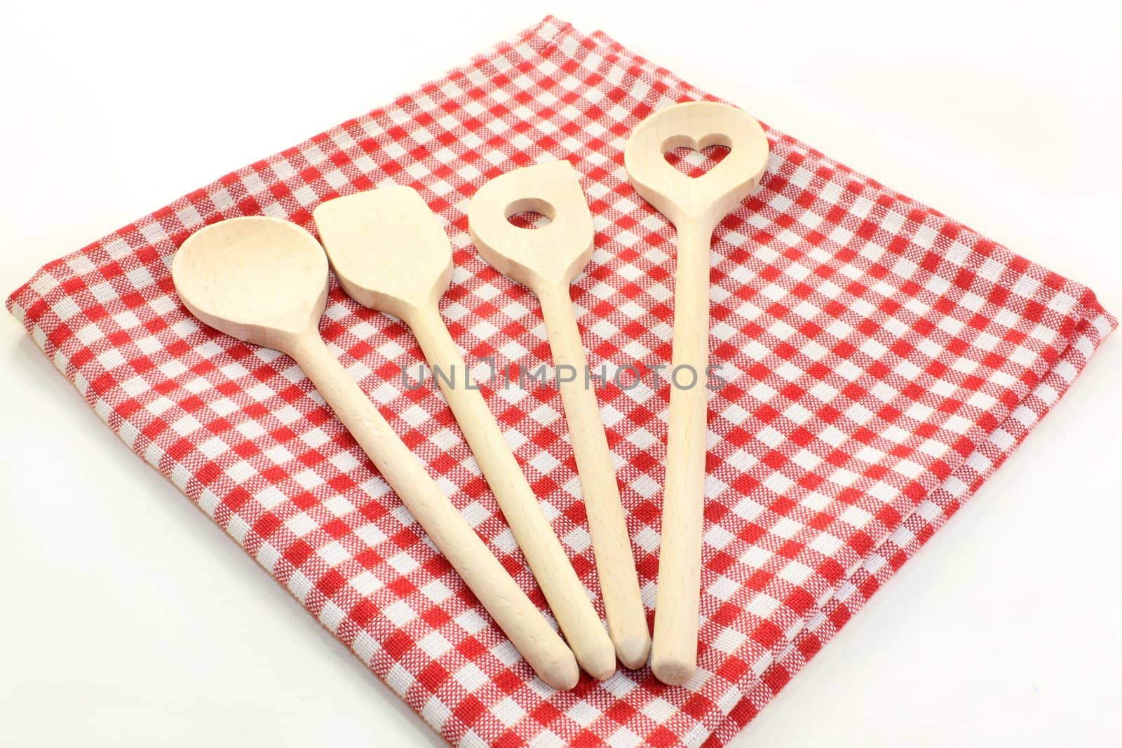 various cooking spoon consisting of wood