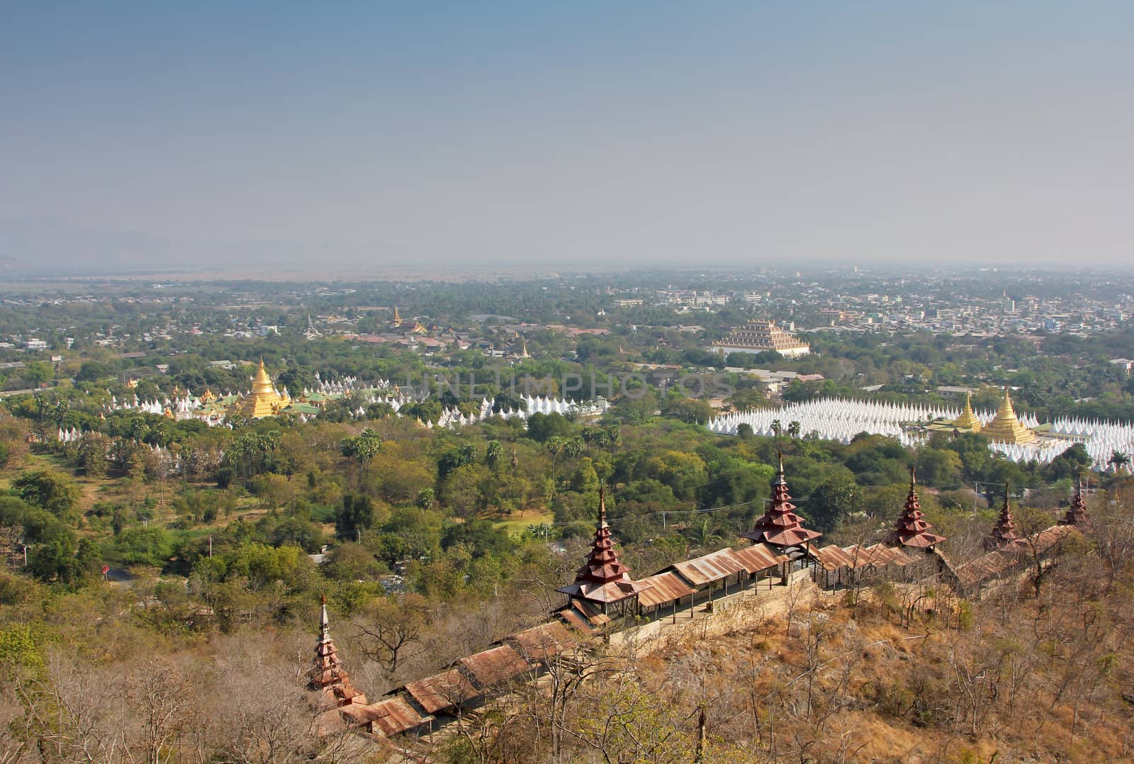 Mandalay city scenery by vanillaechoes