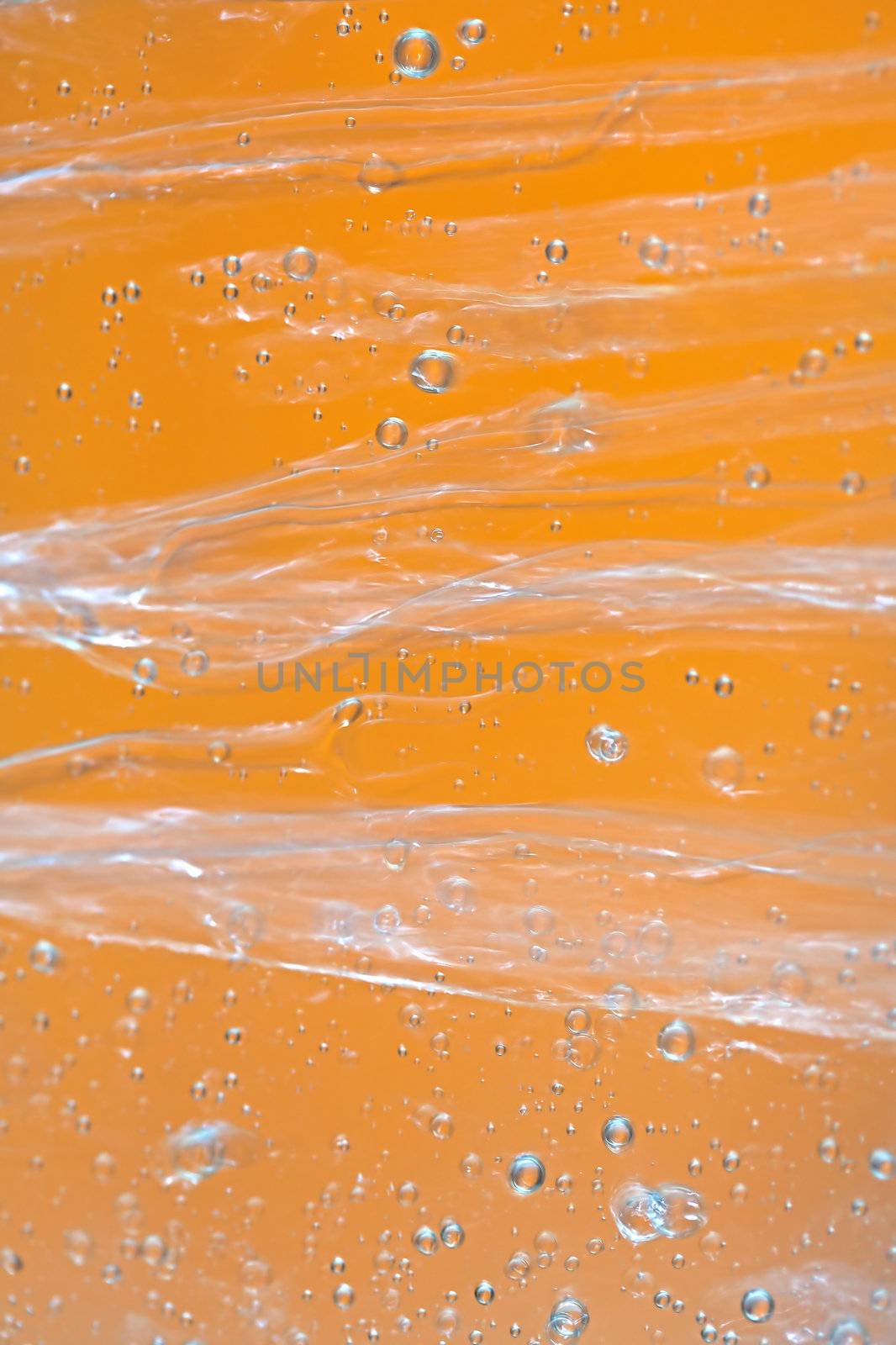 Macro picture of water droplets on window, shallow DOF