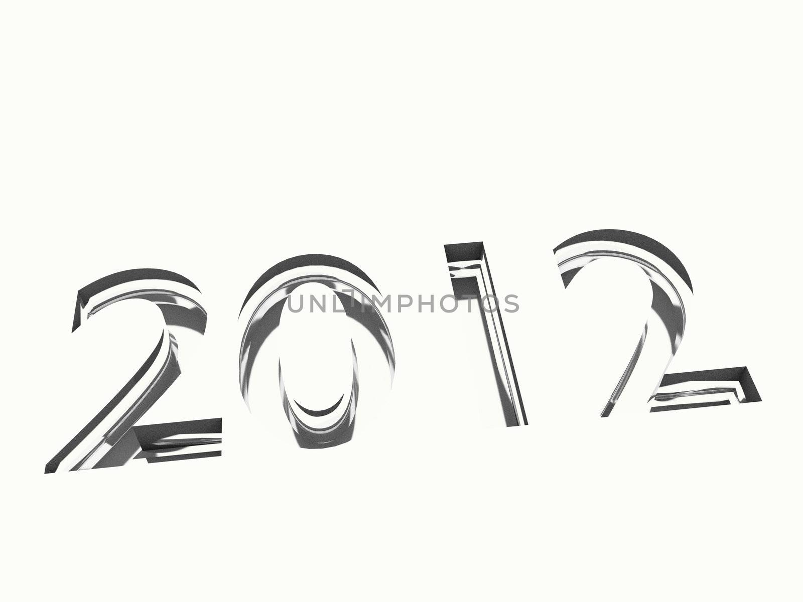 2012 year engravings for conceptual background