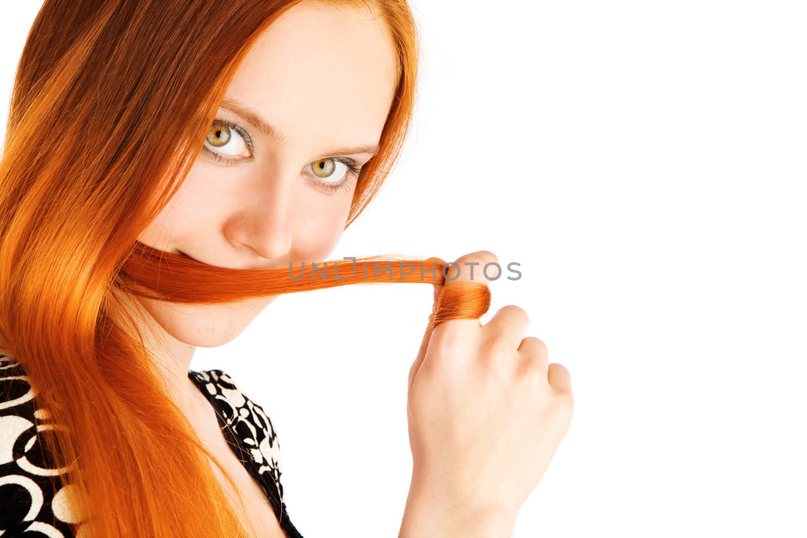 long red hair by vsurkov