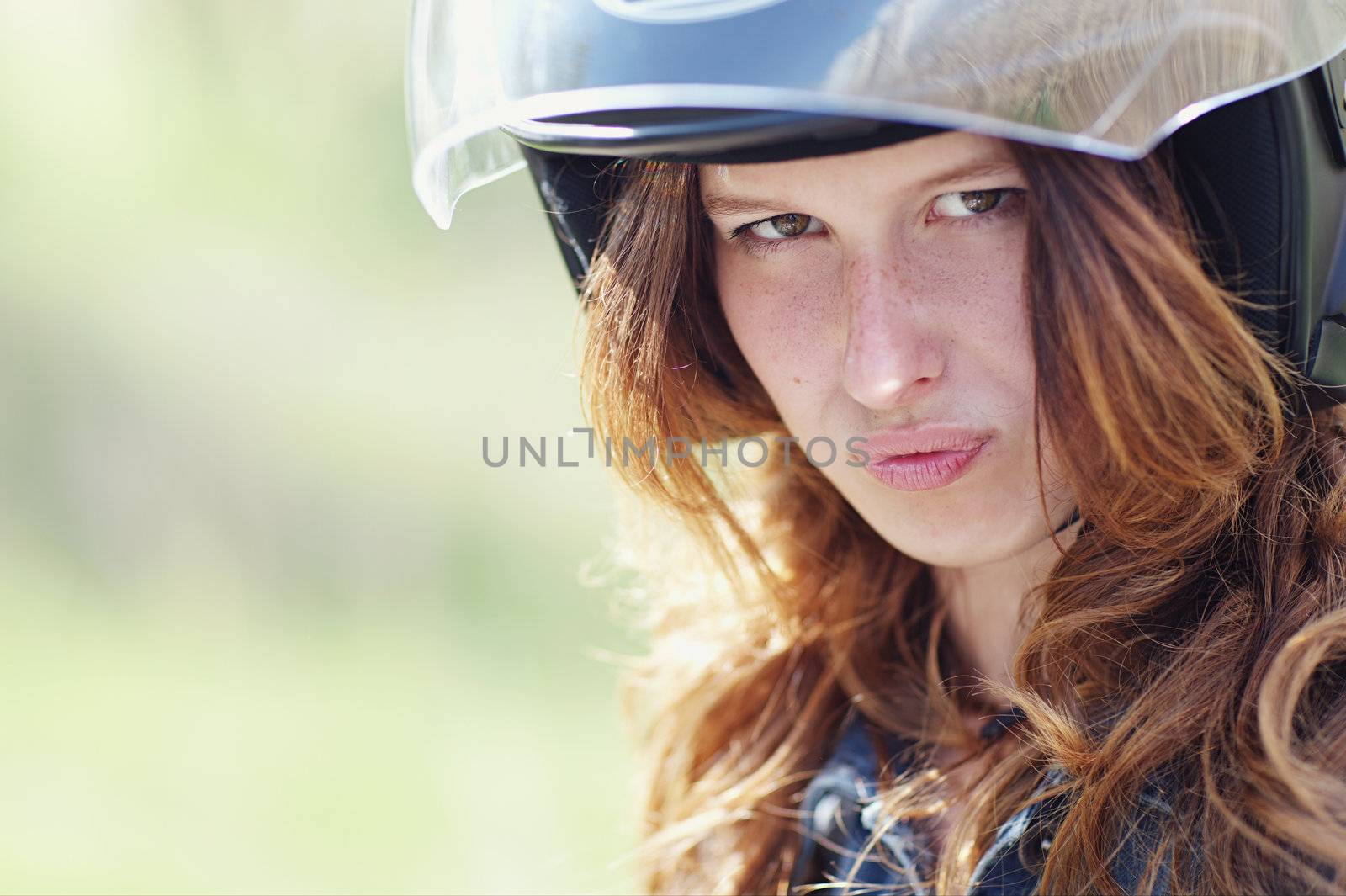 portrait of a young girl by vsurkov