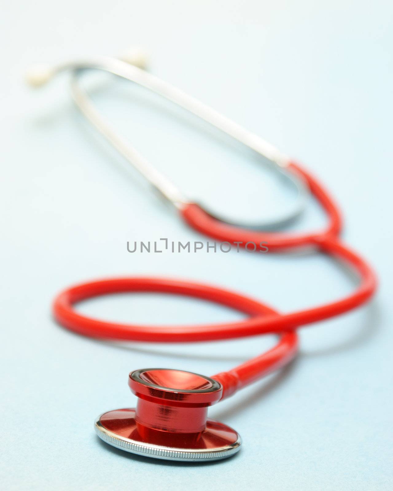 A medical stethoscope for testing pulse and heartbeats.