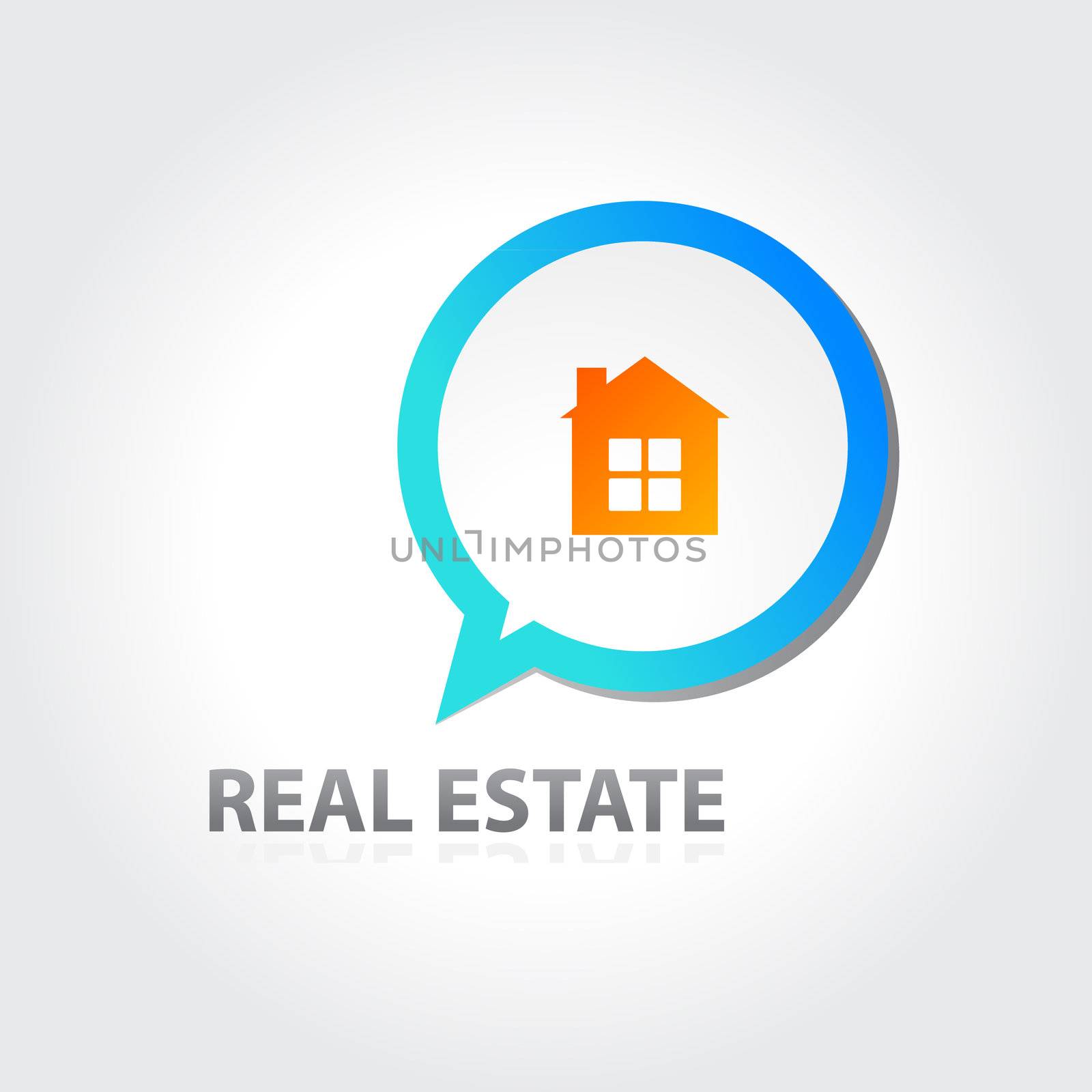 real estate sign - vector eps 10